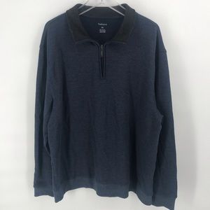Blue Van Heusen 1/2 Zip Pullover sweater Men’s XXL
